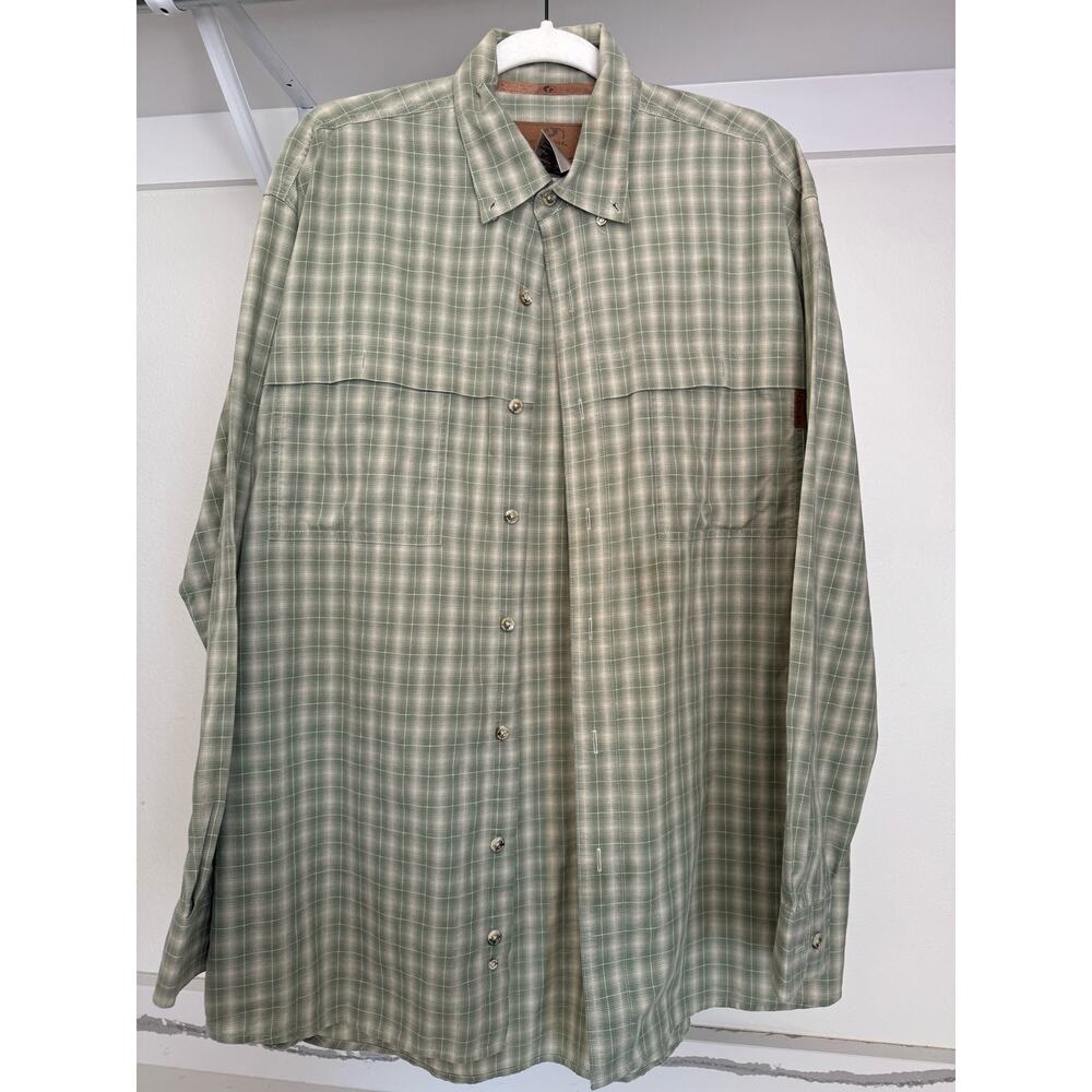 Mossy Oak Long Sleeve Savannah Shirt Button-Down Size Large